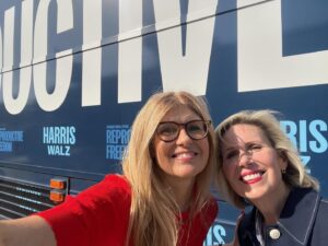 Connie Britton Instagram - Joined the Reproductive Freedom bus tour yesterday in Omaha, Nebraska with Gwen Walz! Thrilling to be there and feel the momentum of this movement to restore our reproductive rights and health care. And remember: reproductive rights is not only a women’s issue, it’s a family issue that affects all of us, so loved seeing all the men out there too! We know this is one of the most pressing issues on the ballot next month- and yes election day is one month out - so let’s keep going! Also, like Nebraska, many states have initiatives on the ballot to codify abortion as a right in their constitution so be sure to familiarize yourself with your state’s ballot initiatives as well as down ballot candidates. And make sure you and all your friends are registered, and vote early if you can! ❤️ @gwenwalz