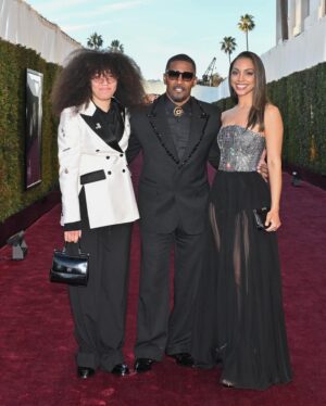 Corinne Foxx Instagram - it was a family affair last night celebrating @iamjamiefoxx on his much-deserved and well-earned nomination ❤️✨⭐️ we love you dad!