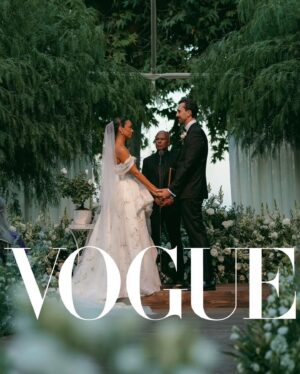 Corinne Foxx Instagram - We always knew we’d get married at home but we never could’ve imagined how absolutely perfect it would be ❤️ Thank you @vogueweddings and @voguemagazine for covering the best day of our lives 💍

Planning & Design: @GellerEvents 
Photographer: @victoriagoldphotography 
Videographer: @vanessaandivo
Florist: @hiddengardenflowers
Catering: @untitledeventscatering 
Entertainment: @westcoastmusicbevhills @irie
Wedding Dress: @moniquelhuillier 
After Party Dress: @katherinetash
Bride Styling: @Daniandemmastyle 
Bridal Hair: @marciahamiltonhair
Bridal Makeup: @marissa_tomaino 
Rentals & Decor: @revelryeventdesign
Rentals & Tabletop: @townandcountry_eventrentals
Linens: @nuagedesignsinc 
Lighting: @lightenup_inc
Invitation & Printed Accessories: @east_six
Sound: @design.sound
Cake: @thebutterend 
Social Media Content: @thebtsbride

#voguewedding #tentedwedding #gardenwedding #socalwedding #weddingaisle #weddingreceptiondecor #weddingtabledecor #luxuryweddings #luxuryweddingplanner #californiaweddingplanner #moniquelhuillier #jamiefoxx #corinnefoxx 
socal wedding, luxury wedding, tented wedding, wedding ceremony decor, wedding aisle, wedding reception decor, garden wedding