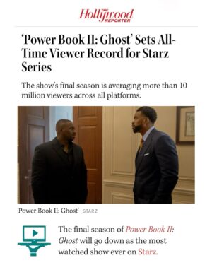 Courtney Kemp Agboh Instagram - Congratulations to the cast and crew of @ghoststarz who outshine, outperform and overdeliver every single time!