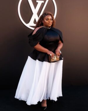 Da'Vine Joy Randolph Instagram - Louis Vuitton PFW ‘24
Thank you @louisvuitton & @nicolasghesquiere  for yet another fantastic collection. Honored to have been in attendance. And a special thank you for my custom look, I felt like such a lady. #richauntiesociety