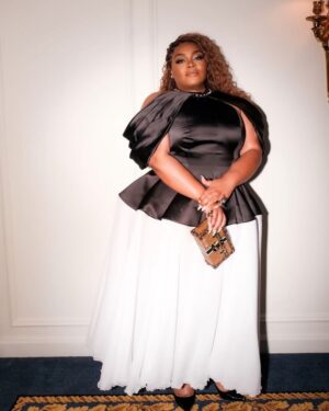 Da'Vine Joy Randolph Instagram - Louis Vuitton PFW ‘24
Thank you @louisvuitton & @nicolasghesquiere  for yet another fantastic collection. Honored to have been in attendance. And a special thank you for my custom look, I felt like such a lady. #richauntiesociety