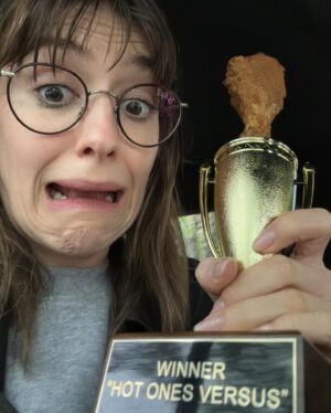 Daisy Edgar-Jones Instagram - I’m v late but here’s my lil 2024 round up. Twas the year of brat summer, holding space and chasing storms. Highlight, beating @glenpowell at hot ones versus. Lowlight, my stomach for the weeks swiftly following. xoxo