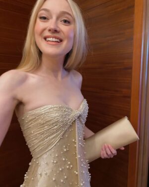 Dakota Fanning Instagram - Celebrating my 2024! ✨Through all the fun times, travels, work, and events, @cledepeaubeaute has been by my side, adding a special touch to every moment. So many memories made this year. Cheers to the experiences that make us shine! #CPBCollective