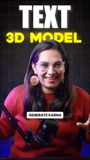 Damini Tripathi Instagram - Text to 3D models was something I never imagined, but it is possible now with Genie AI

Now, what is the most intriguing thing about this?

Tools like these are on beta mode currently, but once they are fully launched we might witness your product images to 3D models

How insane is that?? 🤯

Save this video and follow me for more digital marketing updates :)

#genieai #textto3d #lumaai #newai #aiartcommunity #graphicdesigncommunity