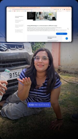 Damini Tripathi Instagram - Whatsapp Par Business Grow Karna Hai? 🤔

Then what are you waiting for you can learn these skills for free with Meta. So, Meta is offering free course on how to establish your business on whatsapp, and you will get in-depth insights on: 

➜ How to establish your business on whatsapp 
➜ How to communicate with your customers 
➜ How to run whatsapp ads effectively 

And much more. Toh deri kis baat ki, Damini ko follow karlo aur jaakar ye free courses karo 🤙

#facebookads #whatsappbusiness #instagramgrowth #digitalmarketing #businesstips