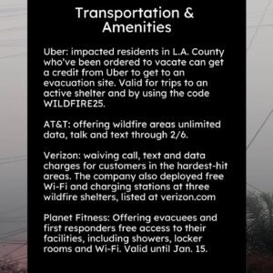 Danica McKellar Instagram - I lived in Los Angeles for 40 years... from the age of 7 to 47... I never imagined this could happen to my hometown. The ongoing destruction is unfathomable.  I've thought of little else the last three days, and my heart and prayers are with everyone who have lost so much so quickly. 💔 
.
.
If you are in Los Angeles and have been displaced by the fires, please swipe for several resources for shelters/food/clothing, and please know that I am among countless others who truly care, are grieving with you, and want to help.
.
.
Wherever you are, if you have the means, please swipe to the slide "Ways you can help" and also the last slide, "Where to volunteer/donate." Please consider joining me in supporting the firefighters, first responders, and victims of this ongoing nightmare. 
.
.
And please also join me in prayer for the safety of all involved, especially our brave firefighters, and for these fires to end soon. 🙏🙏🙏