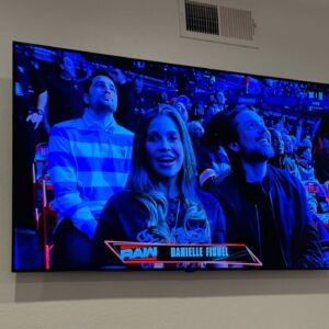Danielle Fishel Instagram - Went to the premiere of @wwe Raw on Netflix tonight to see a few of my favs (@cmpunk for life!) and had a truly epic time. Was cool to find myself and Will Friedle on the jumbotron only to later trend because the cameraman didn't recognize Will. 😂 Honestly, Will and I laughed about this the entire ride home and if you listen to @podmeetsworldshow, you get it. Thank you WWE (Zach, you the best) and @netflix for having us. Thank you, as always, for my hair and makeup @_hairbylaurie and @julie4makeup.