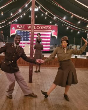 Debbie Allen Instagram - Choreographing with my daughter @vivnixwill assisting for The Six Triple Eight was such an honor—bringing the strength and resilience of these extraordinary women to life. Thank you, @TylerPerry, for your masterful vision, @KerryWashington, for your brilliance, and the entire cast and crew for telling this story with such authenticity and power. Watch it now on @Netflix! ✨🎥 #SixTripleEight