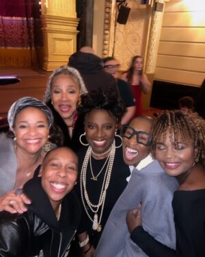 Debbie Allen Instagram - Lish and I had the BEST time at the opening night of Gypsy on Broadway! 💃🏽✨ Audra McDonell’s performance is EVERYTHING!!! Bravo to the Director, George C. Wolfe! Congrats to the cast, and Camille Brown! Run to see it! 🖤🎭