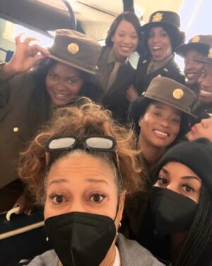 Debbie Allen Instagram - Choreographing with my daughter @vivnixwill assisting for The Six Triple Eight was such an honor—bringing the strength and resilience of these extraordinary women to life. Thank you, @TylerPerry, for your masterful vision, @KerryWashington, for your brilliance, and the entire cast and crew for telling this story with such authenticity and power. Watch it now on @Netflix! ✨🎥 #SixTripleEight