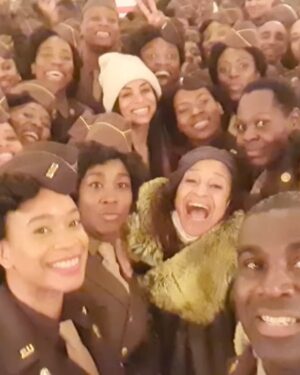 Debbie Allen Instagram - Choreographing with my daughter @vivnixwill assisting for The Six Triple Eight was such an honor—bringing the strength and resilience of these extraordinary women to life. Thank you, @TylerPerry, for your masterful vision, @KerryWashington, for your brilliance, and the entire cast and crew for telling this story with such authenticity and power. Watch it now on @Netflix! ✨🎥 #SixTripleEight