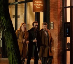 Deborah Ann Woll Instagram - Here we go again!  #daredevilbornagain 
Back to #hellskitchen 
March 4th @disneyplus @daredevil