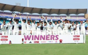 Deepti Sharma Instagram - Dreams don’t work unless you do. 
Honored to be named Player of the Match, but it’s the team effort that made it possible. 🇮🇳💙🏆
#TogetherWeAchieve #TeamIndia 

#Wtest2023 #DS6