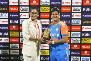 Deepti Sharma Instagram - Grateful for this incredible moment! 🇮🇳🏏 Celebrating a thrilling win against Pakistan 
and reaching 250 wickets in my journey. 
Thank you for all the support! 🙏💙 

#TeamIndia #Historicwin #250Wickets #jaishreeram #Grateful” #indvspak #Asiacup2024