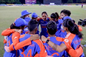 Deepti Sharma Instagram - Grateful for this incredible moment! 🇮🇳🏏 Celebrating a thrilling win against Pakistan 
and reaching 250 wickets in my journey. 
Thank you for all the support! 🙏💙 

#TeamIndia #Historicwin #250Wickets #jaishreeram #Grateful” #indvspak #Asiacup2024