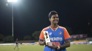 Deepti Sharma Instagram - From being ready for challenges to utilising years of experience ✨

Player of the Match @officialdeeptisharma highlights the importance of mindset after #TeamIndia's opening win of #WomensAsiaCup2024 👌👌

#INDvPAK