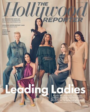 Demi Moore Instagram - Another day, another cover celebrating women in film! So grateful to be in their company. The Oscars Actress #THRRoundtable is out now ♥️