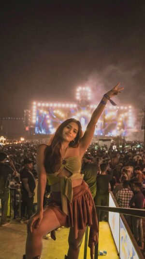 Dimpi Sanghvi Instagram - Ringing in the New Year with epic vibes, electrifying beats, and the crisp taste of @tuborg_india at #SunburnGoa! 🎶✨ There’s no better way to celebrate than with music, magic, and memories to last a lifetime. 🌴💃 Cheers to new beginnings and unforgettable nights! 🥂 
#Tuborg #SunburnFestival #Goa #NewYearCelebration
#TuborgXSunburnGoa
#SunburnGoa2024 #DimpiSanghvi 
#OpenToMoreMusicWithTuborg

Wearing @savana