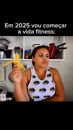 Dinah Moraes Instagram - Vida fitness 2025! #humor