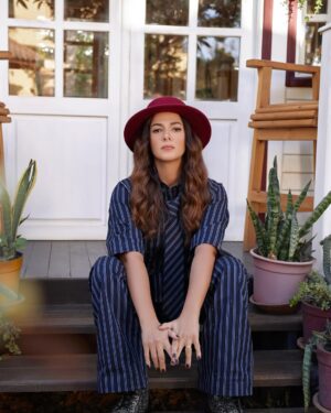 Donia Samir Ghanem Instagram - Photography & Art Direction: @ghufranbythegram
Stylist: @abier_ansary
MUA: @kikibeautique
Hair Styling: @haithamdahab00
Outfit : @sandroparis
Hat: @miumiu
@dstoreegypt
Boots: @chanelofficial