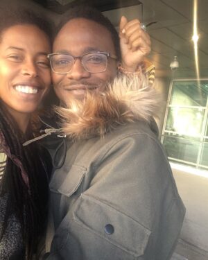 Donisha Rita Claire Prendergast Instagram - Consider the writer, a man
And the subject, a woman
And the poem…
A Love story,
Lived in verse.

To my husband, life partner and other half. Thank you for sharing your purest joys and pains with me. Happy Anniversary Love @komiolaf. 😘 

Let’s keep writing…