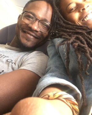 Donisha Rita Claire Prendergast Instagram - Consider the writer, a man
And the subject, a woman
And the poem…
A Love story,
Lived in verse.

To my husband, life partner and other half. Thank you for sharing your purest joys and pains with me. Happy Anniversary Love @komiolaf. 😘 

Let’s keep writing…