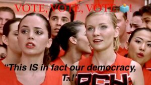 Eliza Dushku Instagram - This IS, in fact, our DEMOCRACY..! Your vote IS your voice, make yourselves heard today! #democracy #cheerocracy 😘

Drop me a 📣 in the comments below if you voted today !!
#America #VOTE