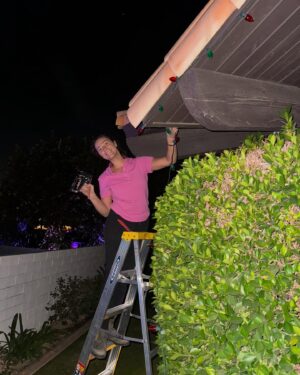 Elysia Rotaru Instagram - Gettin it done - but I definitely need a new staple gun and recommendations? 
#tistheseason