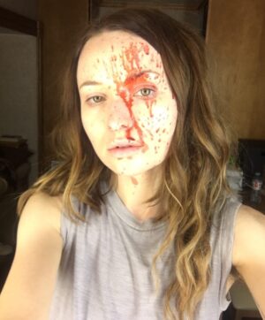 Emily Browning Instagram - Happy Halloweenish retrospective to all who observe  but mostly to @kochakola… enjoy ur spooky lil day u spooky lil creep 🧟