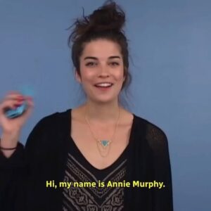 Emily Hampshire Instagram - I haven’t wanted to post anything that wasn’t in aid or recognition of the catastrophic loss and 💔 that’s happening in LA right now, but after being tagged in this, I was reminded of just how often people tell us #schittscreek helped them through their darkest times. So, I hope these baby videos of Alexis, Ted, Stevie, Jocelyn, Ronnie, Twyla, Ray and Patrick can at least lighten the load a little for everyone hurting and helping in LA right now.