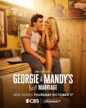 Emily Osment Instagram - We only have eyes for these two. 😍 Georgie and Mandy’s First Marriage premieres October 17, part of #CBSPremiereWeek.

#GeorgieandMandy #GMFM #EmilyOsment #MontanaJordan #tv #tvshow
