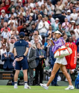Emma Raducan Instagram - thank you for living each point with me this week♥️ today is already day 1/365 🍓 to make a difference for next time @wimbledon 🤍 just keep swimming🐠