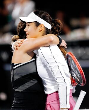 Emma Raducan Instagram - tough playing a friend in Gabi, big respect for the competitor that she is. on the same note, feels good to feel that fight again 8 months later. 🙌 thanks for all the support throughout the journey ♥️