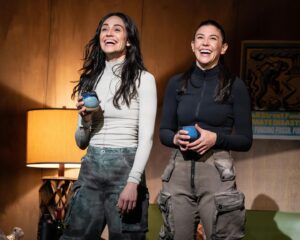 Emmy Rossum Instagram - A few production stills from our play WALDEN. This incredible piece written by Amy Berryman, directed by Whitney White is on now at the Tony Kiser theater. Come see us. Link in bio.