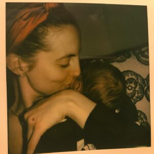 Eva Amurri Martino Instagram - This week, five years ago, Ian and I went on our first date. 🥹

He took me to his friend’s farm to check out their maple syrup trees, and then for dinner at a fantastic, little Mexican restaurant in Bridgeport (that sadly didn’t survive the pandemic times). I was super duper pregnant (nearly 8 months) and it was awkward for both of us because all the sweet people who owned the restaurant kept coming up to us to congratulate us on the baby. I remember Ian looking at me and saying “I don’t really know what to say to them” 🫠and I told him “just say thank you otherwise we’re going to have to have a whole conversation with them about it.” 😂

Getting to know somebody, falling in love, building trust, and a new type of modern family- All under the wildest circumstances was incredibly difficult.  It nearly broke us more than once. And it also taught both of us so much about what true connection and partnership is. 

The truth that some people don’t want you to know is that happiness can be whatever you want. It doesn’t have to be like anything you’ve known before…and nobody else but you has to “get it”. True happiness will flow with you, not against you. Trust your instincts. Be brave in asking the universe for what you need. 

When I met Ian my life was in f*cking shambles. I was not AT ALL expecting to meet my life partner. I had *all* the chips on my shoulder, and enough “baggage” to drag a steamliner down to the depths. 😬 He wasn’t what I expected. And I wasn’t what he had expected either. His future didn’t come tied up in a package like this in his boyhood dreams. We don’t ever think to dream outside the lines. 

I guess my point is that when things seem the darkest, that’s when you have to look for sparks of joy the most. It’s when you have to believe in the magic, recognize the magic, and follow the magic. ✨❤️

(These Polaroids are from late April 2020. Ian had just met the big kids a couple weeks earlier and we were all in that excited love bubble of flow and connection. Marlowe had gotten a Polaroid camera for Christmas and wanted to take photos of our “play date” with Ian. These are some of our most precious memories. 🥰)