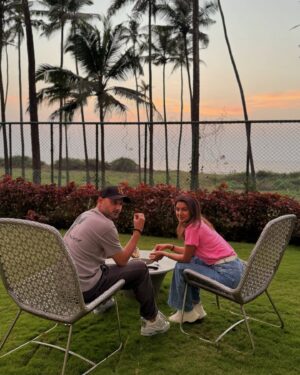 Geeta Basra Instagram - Sunset & Us ❤️♥️