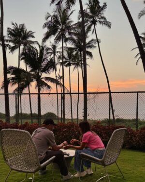 Geeta Basra Instagram - Sunset & Us ❤️♥️