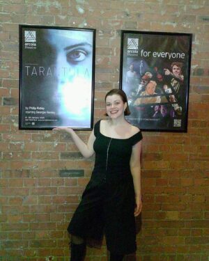 Georgie Henley Instagram - Press night love!!! 💐 So grateful to open this strange beautiful play, thank you to everyone who came to watch in the first week🕸️🕸️🕸️
