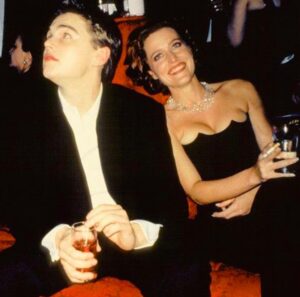 Gillian Anderson Instagram - Golden Globes night in another life (1998)