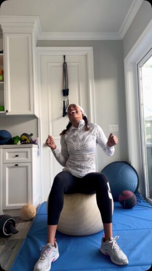 Gina Torres Instagram - So you take one of the corniest love songs ever written, get the British #Icon and legend #ShirleyBassey (IYKYK) to sing it and then have it remixed and turned on its head by #AwayTeam. And what do you get??? A very happy Gina at the end of her work out. #SingLikeNoOneIsListening 🎶 #JoyIsEverywhere Be good to you my beauties 💖 and Shirley Bassey The Remix Album is a blast.