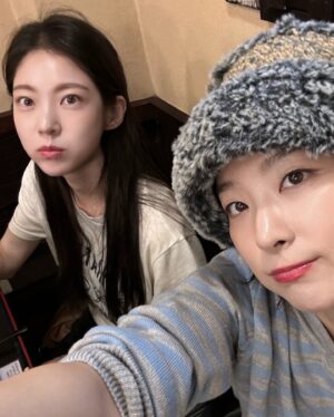 Gong Seung-yeon Instagram - @hi_sseulgi 랑 1🐻