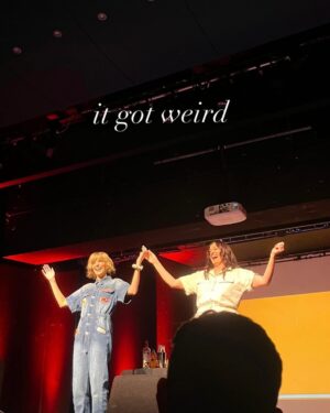 Grace Helbig Instagram - The pressure of a reflective post! This has been a wild year. I’m thankful for my health and I miss Goose like crazy. And in between all of that are incredible people and wonderful experiences! 💖 Note to self: continue to look for the sweet silliness in 2025. 🙃