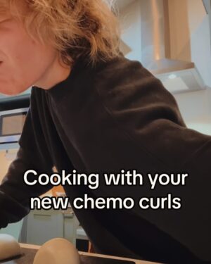 Grace Helbig Instagram - We’ve officially entered our chemo curl era.