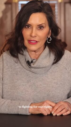 Gretchen Whitmer Instagram - Here in Michigan, we’ve shown what’s possible when we stand together, trust women, and refuse to go backward. But let’s be clear: this fight is far from over.

Let’s honor the legacy of Roe v. Wade by continuing the fight for reproductive freedom.
