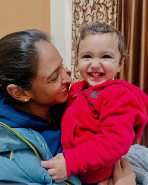 Harmanpreet Kaur Instagram - Loving this little bundle of Joy ❤️🧿