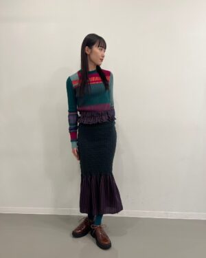 Haruka Kudo Instagram - 日本テレビ「1億人の大質問!?笑ってコラえて！」ありがとうございました〜🎯ほっこりニマニマしちゃうVTRに癒されました^ ^

　　　　　　　　　　　　　　　　　　　　　　　　　　　　　　　
tops/skirt: @coq_tokyo  @kanakokajihara
accessories: @zuttoyellow_showroom
shoes: @ash @ash_japan_official