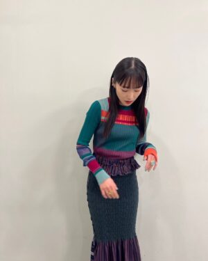 Haruka Kudo Instagram - 日本テレビ「1億人の大質問!?笑ってコラえて！」ありがとうございました〜🎯ほっこりニマニマしちゃうVTRに癒されました^ ^

　　　　　　　　　　　　　　　　　　　　　　　　　　　　　　　
tops/skirt: @coq_tokyo  @kanakokajihara
accessories: @zuttoyellow_showroom
shoes: @ash @ash_japan_official