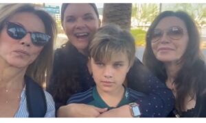 Heather Tom Instagram - Oh yeah- did I mention that I was in Nevada canvassing for Kamala with two of the BEST women in daytime? I love you ladies so much and Zane had a blast! Also…. Some guy named Brian showed up? @finolafilona @nancyleegrahn @kamalaharris #briancranston #democracy #goblue #nevada #vote #advocate