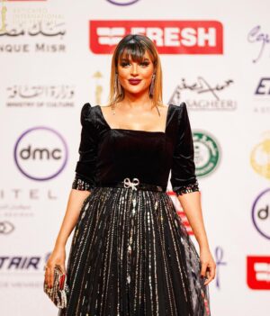 Heba ElSisi Instagram - Cairo international film festival closing ceremony @cairofilms 🎞️ #cairofilmfestival #cff45 #cff #egypt #cinema 
Evening gown @perla.vip.eg 
Hair @alsagheersalons @mostafaalsagheer 
Makeup artist @asmaa_said_33 
Jewelry @treasure_box_by_rashmaa 
Photographer @mohab_mohamed19 @yasserelmogy @abanoub_kinz_photography @paulanasr_photography 
#hebaelsisy #missegypt #missegyptprogram #makeup #hair #dress #photography